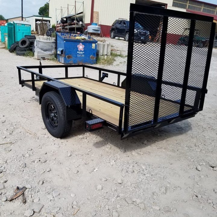 MEB 5x10 Angle Iron Utility Trailer