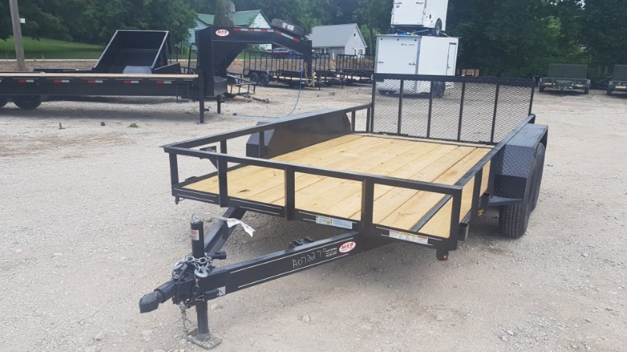MEB 77x12 Utility Trailer w/Gate