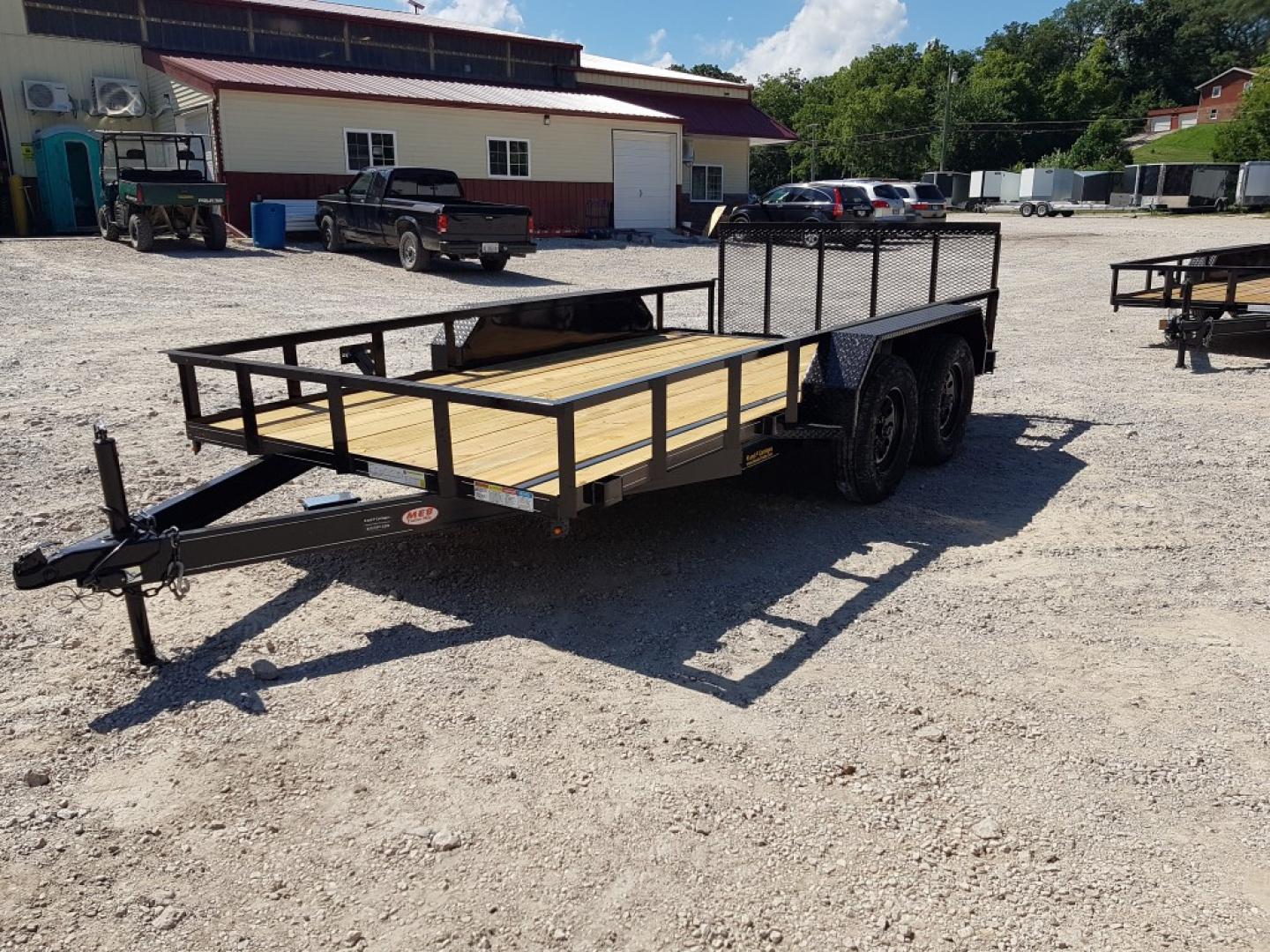 MEB 77x14 Utility w/Gate and Brake